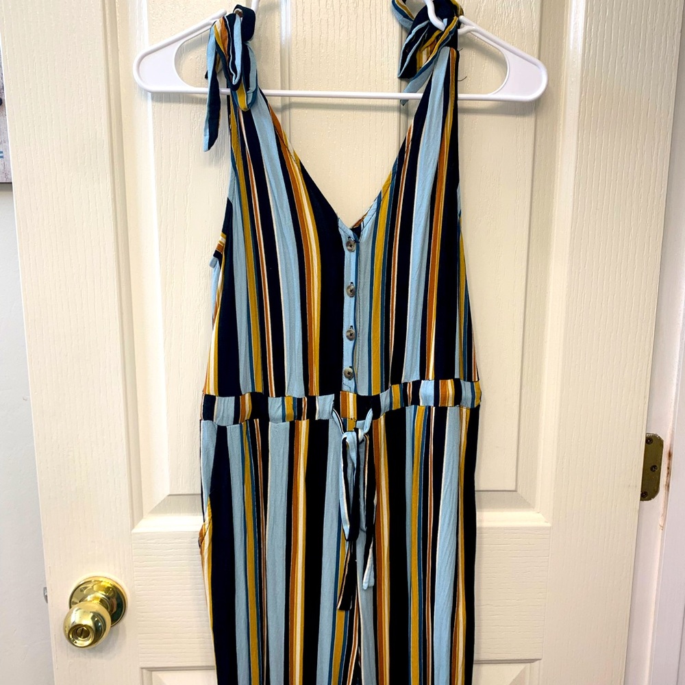 Striped Pantsuit